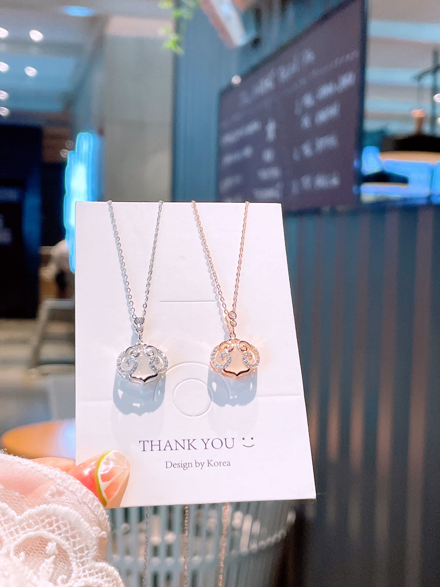 Low Allergy Silver Necklace Cute Party Silver