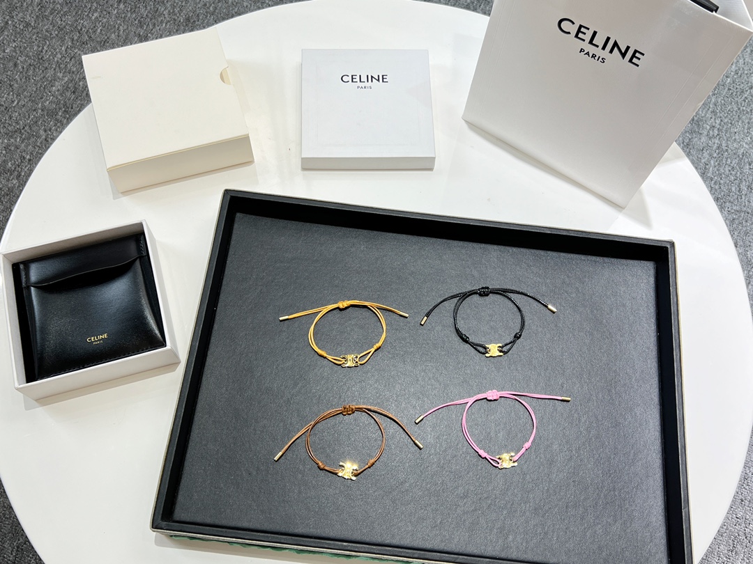 新款Celine赛琳凯旋门手链手绳
