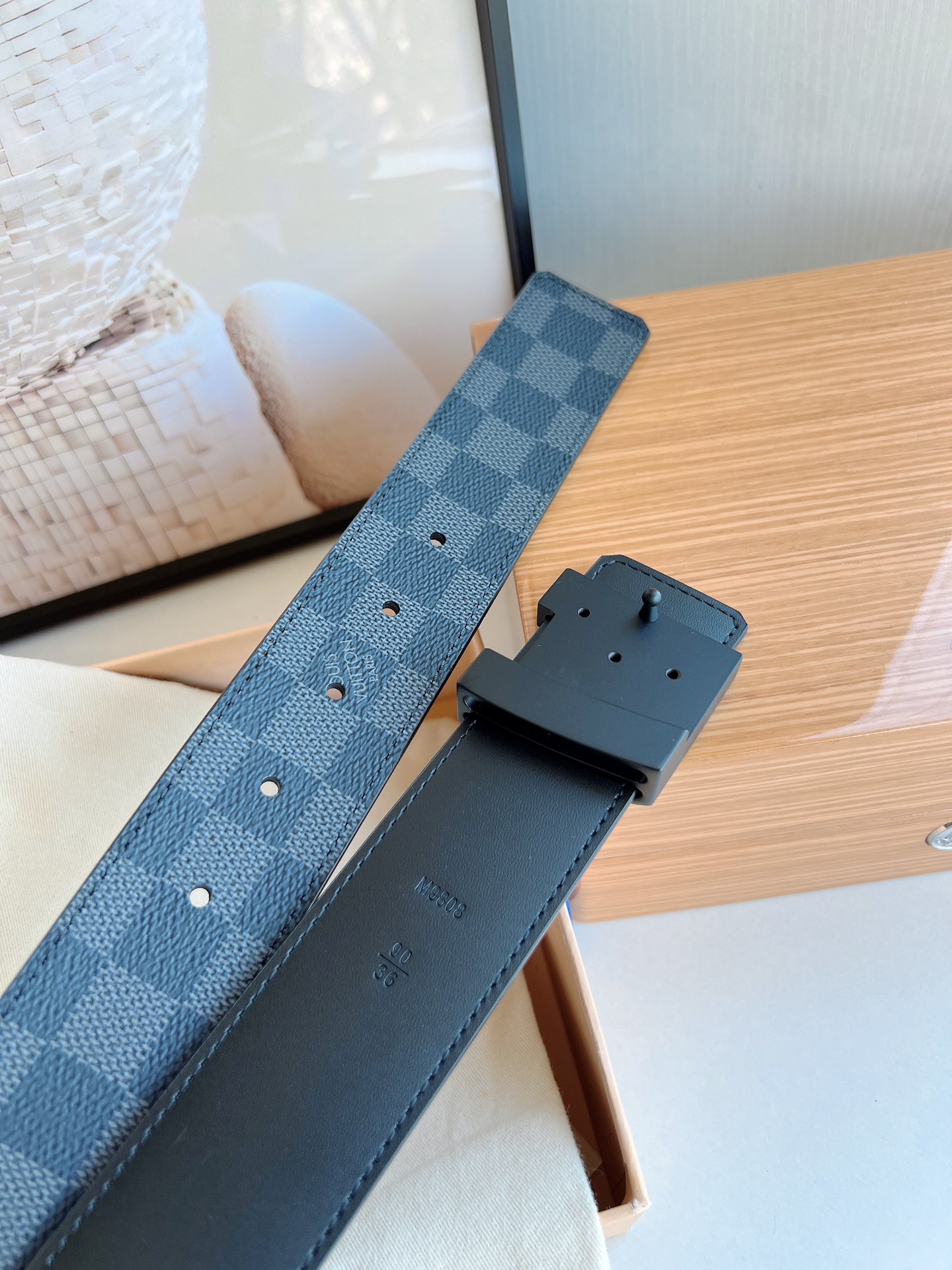 LV/路易威登   Monogram帆布.Damier帆布男士腰带