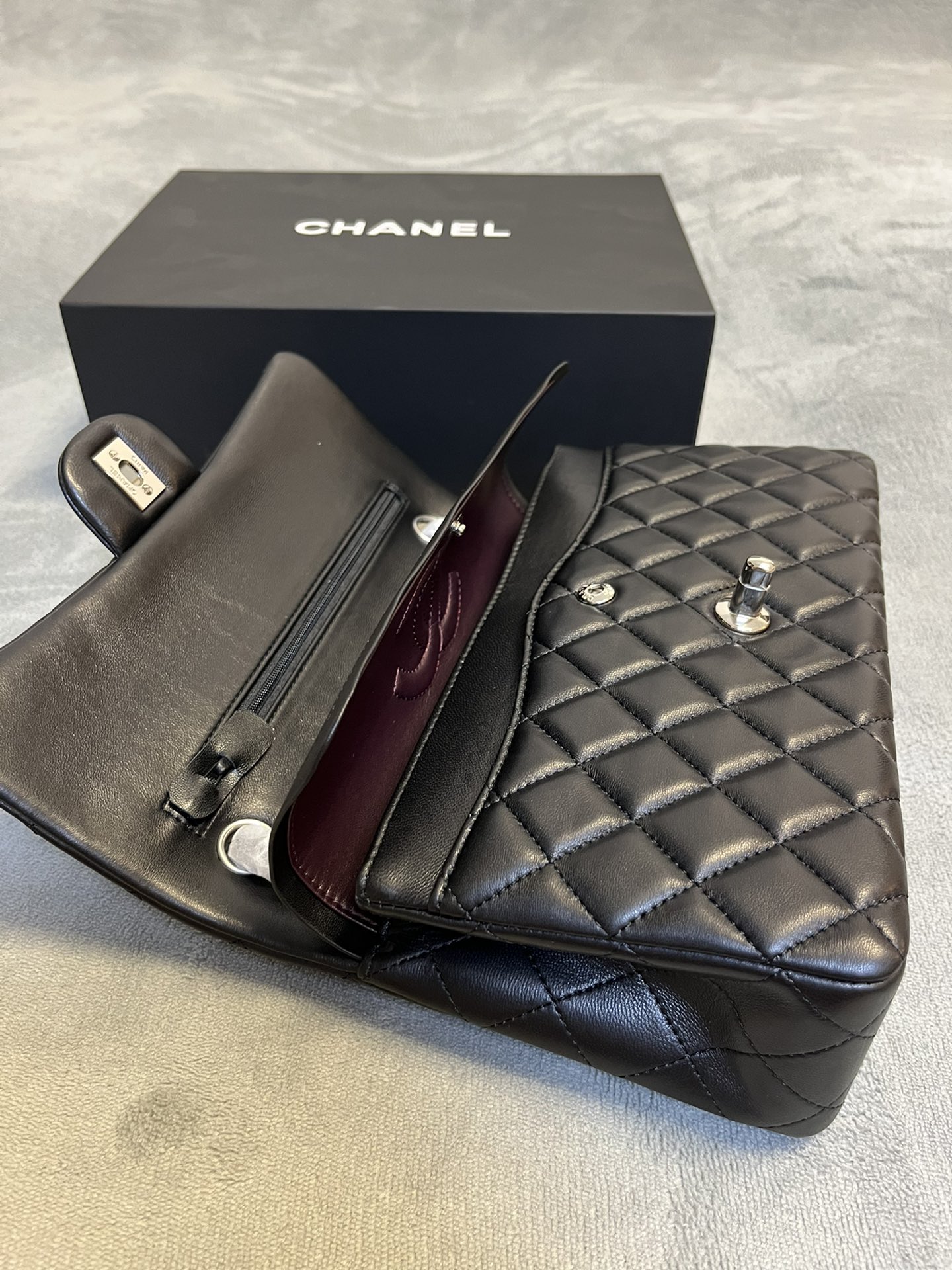 羊皮ChanelCF2.55全钢金属