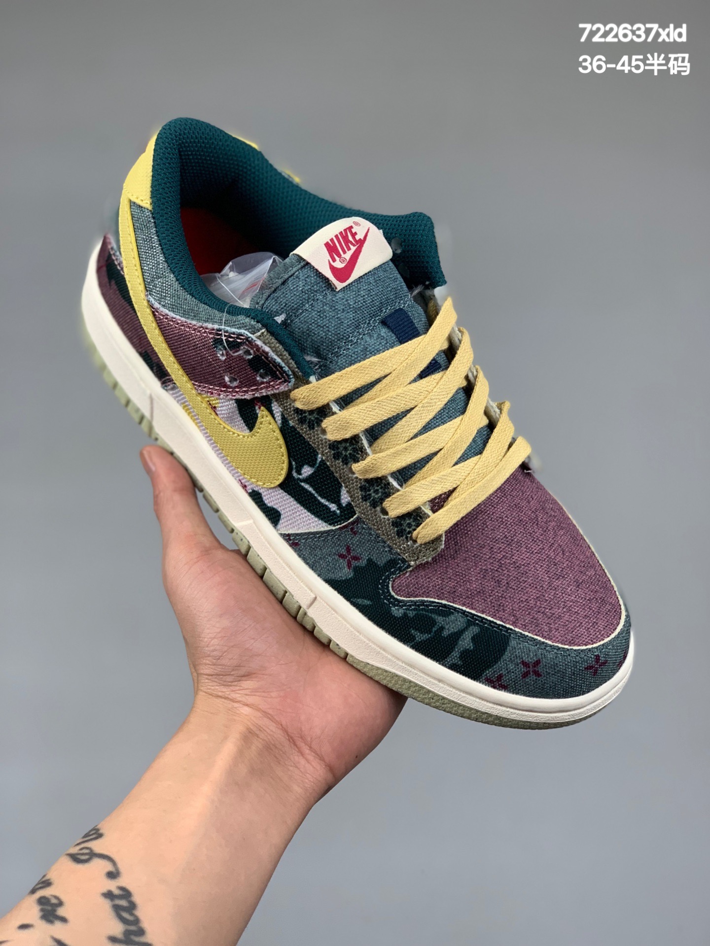 本地
NK Dunk SB Low“Community Garden” 柠檬水洗/小腰果花 大厂出品 极力推荐 #原装头层材料 独家版型蒸餾加工 帶來的是更好的视觉和脚感体验 大厂纯原品质出货 清洁度 电绣工艺 皮料切割干净无任何毛边 细节完美 CZ9747-900 
码数：36 36.5 37.5 38 38.5 39 40 40.5 41 42 42.5 43 44 44.5 45
编码：722637xld