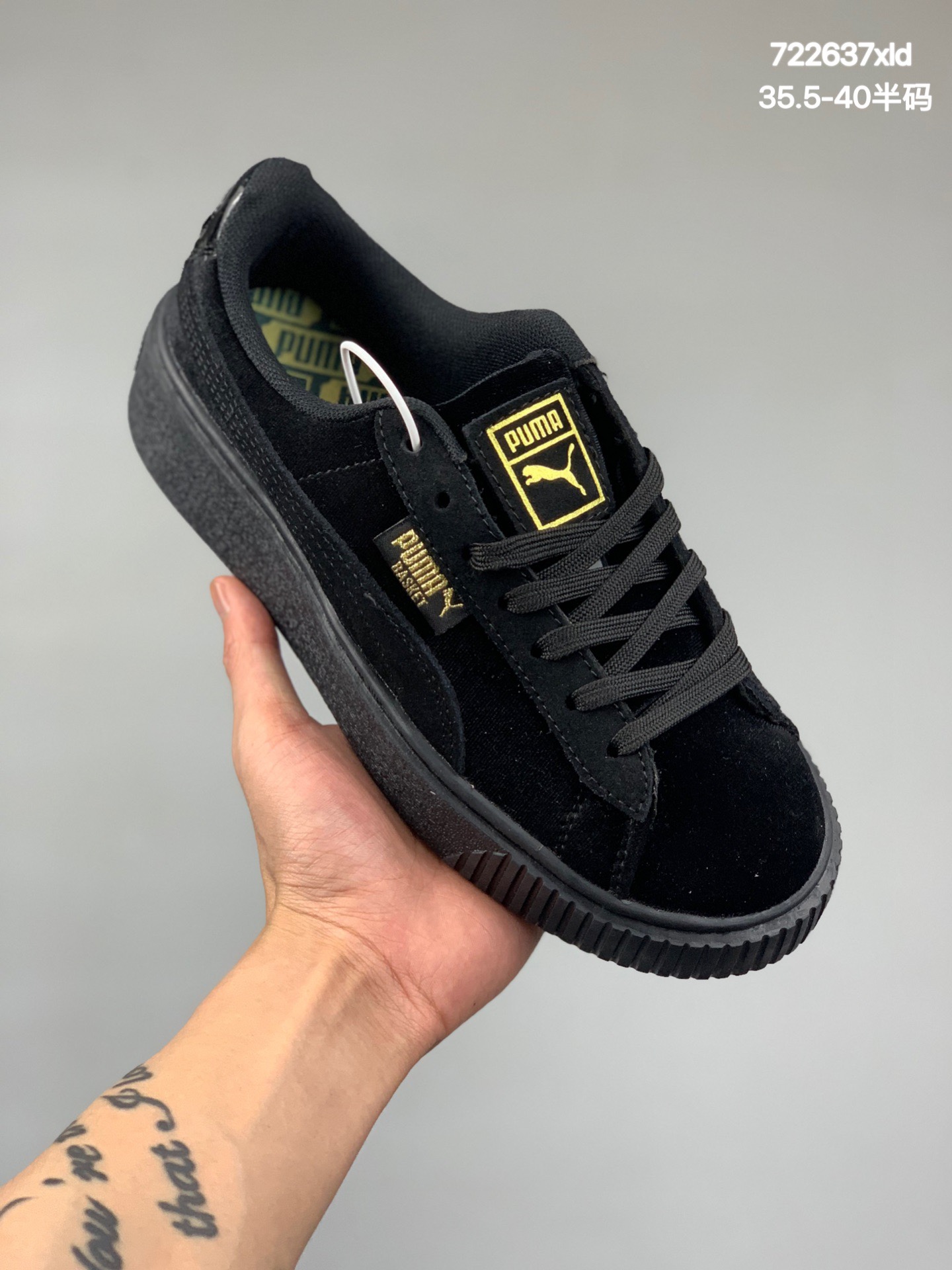 本地
彪马PUMA Basket Platform 蕾哈娜厚底百搭休闲鞋 
尺码：35.5-40带半码
编码：722637xld