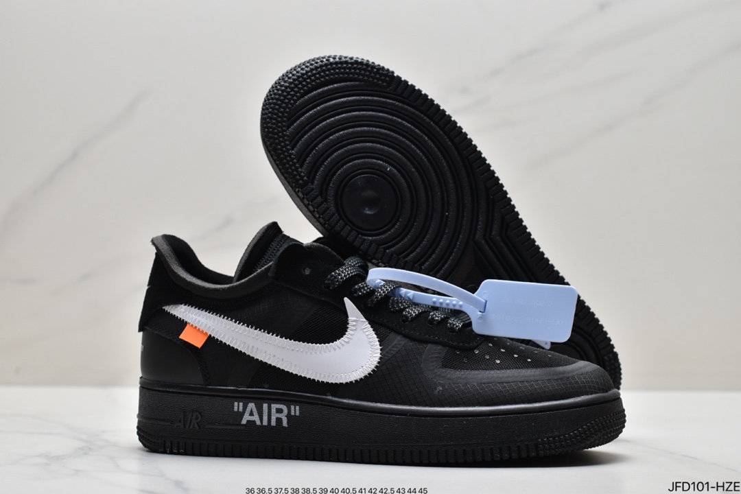 170 真标耐克OFF-WHITE x Air Force 1 OW联名空军一号AO4606-001