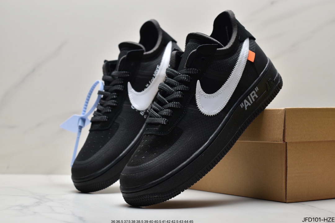 170 真标耐克OFF-WHITE x Air Force 1 OW联名空军一号AO4606-001