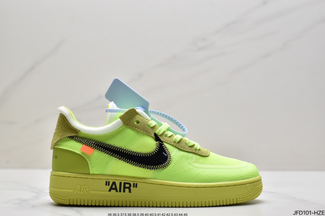170 真标耐克OFF-WHITE x Air Force 1 OW联名空军一号AO4606-001