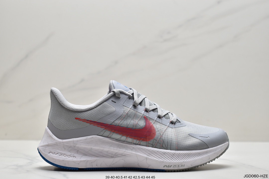 180 耐克Nike Zoom WINFLO 8代缓震大底飞线贾卡轻质透气休闲运动跑步鞋 CW3419-401