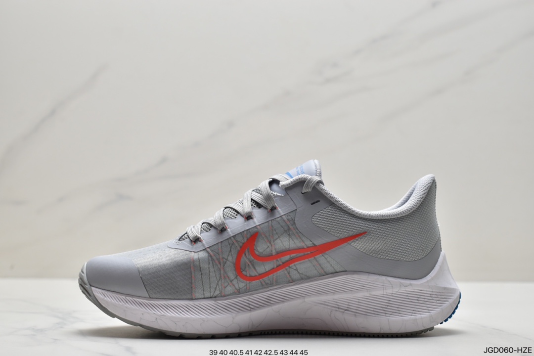 180 耐克Nike Zoom WINFLO 8代缓震大底飞线贾卡轻质透气休闲运动跑步鞋 CW3419-401