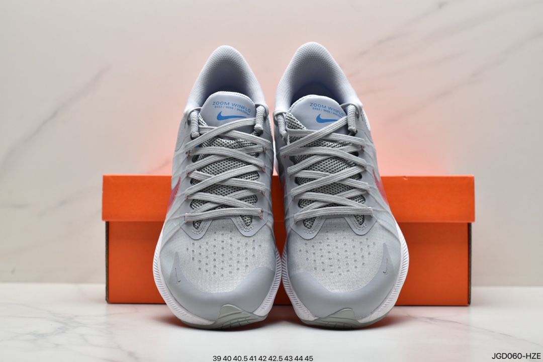 180 耐克Nike Zoom WINFLO 8代缓震大底飞线贾卡轻质透气休闲运动跑步鞋 CW3419-401