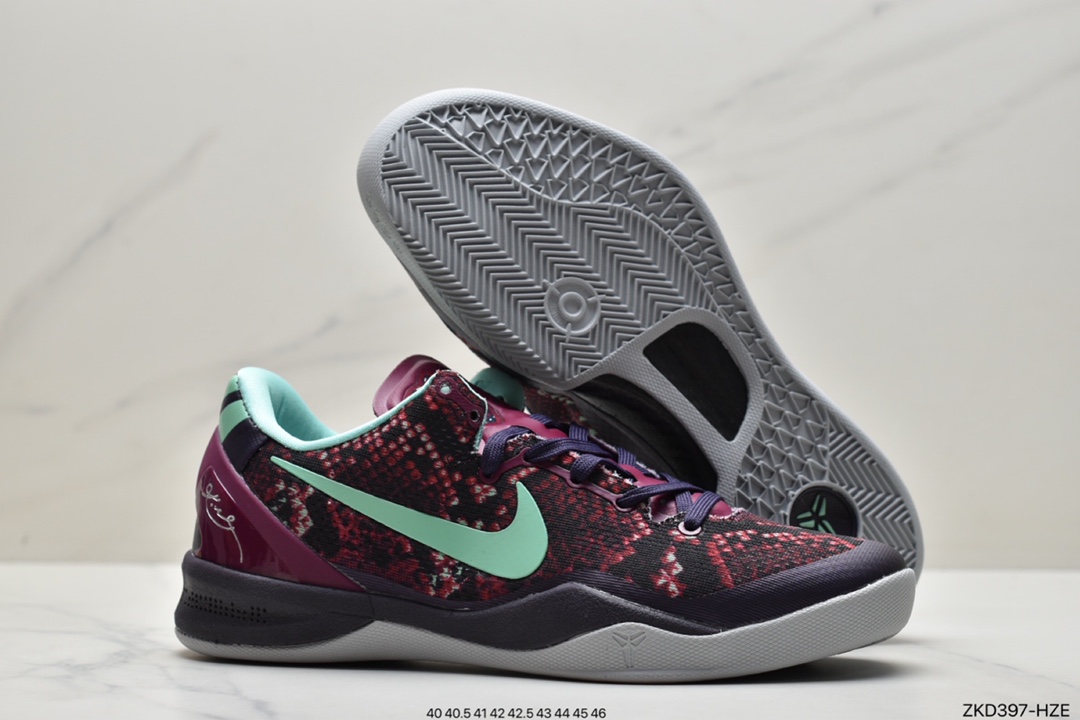 270 科比6 Kobe 6 “Mamba Forever”整双鞋采用经典黑红色CW2190