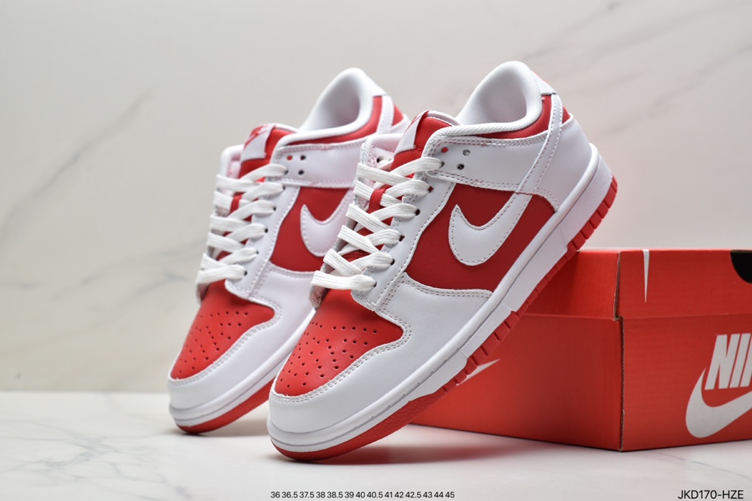 160 耐克Nike SB Dunk Low Pro 复古低帮休闲运动滑板板鞋。采用脚感柔软舒适ZoomAir气垫，有效吸收滑板等极限运动在落地时带来的冲击力，为街头运动者们提供更好的保护。 货号：BQ6817 尺码:36 36.5 37.5 38 38.5 39 40 40.5 41 42 42.5 43 44 45 46 ID:JKD170-HZE