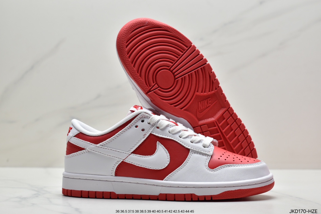 160 耐克Nike SB Dunk Low Pro 复古低帮休闲运动滑板板鞋。采用脚感柔软舒适ZoomAir气垫，有效吸收滑板等极限运动在落地时带来的冲击力，为街头运动者们提供更好的保护。 货号：BQ6817 尺码:36 36.5 37.5 38 38.5 39 40 40.5 41 42 42.5 43 44 45 46 ID:JKD170-HZE