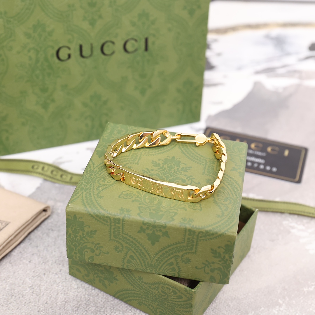 Gucci Jewelry Bracelet Gold Yellow Unisex