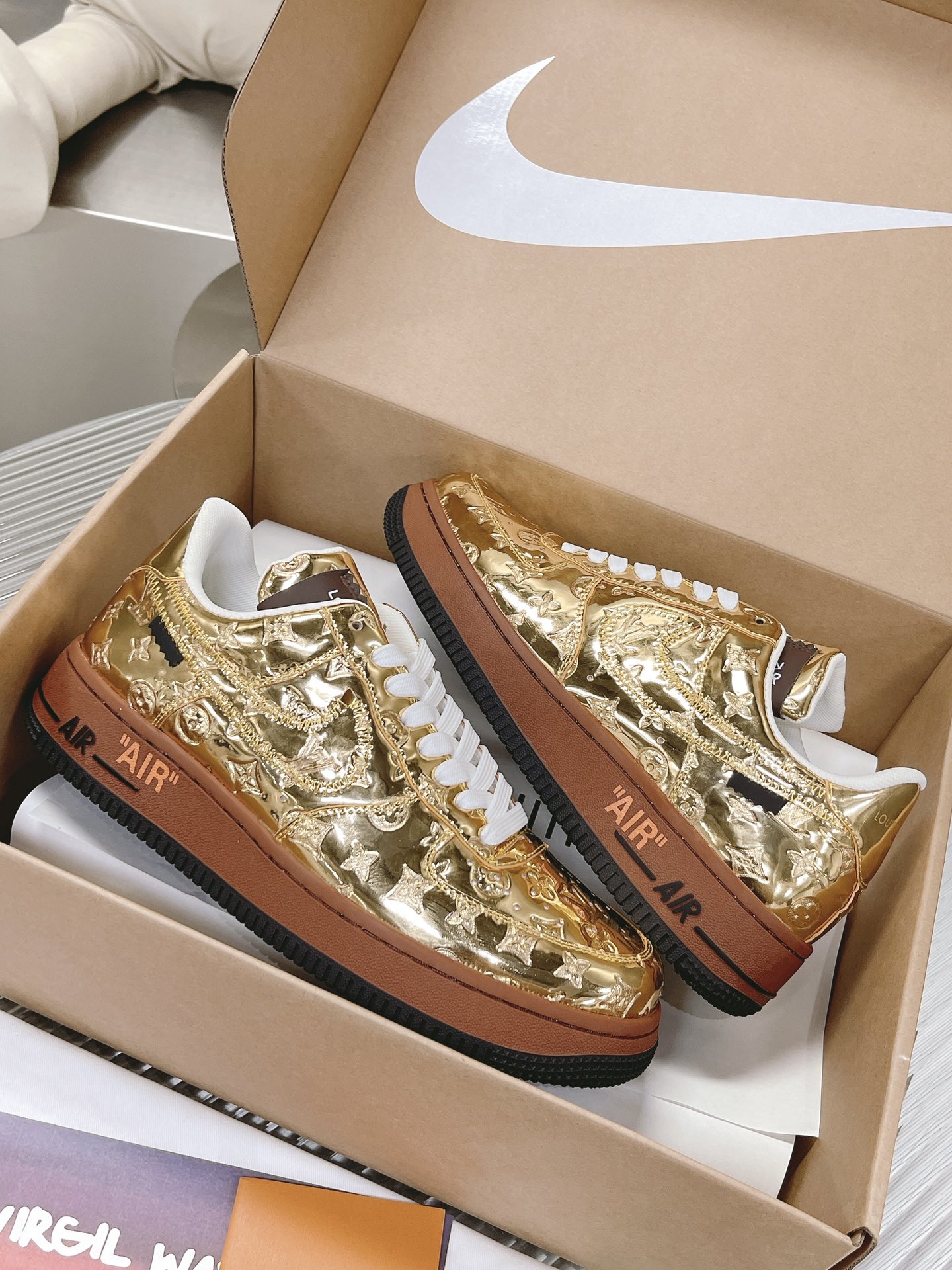 couple models Lv co-branded Nike Nike Air Jordan1 Low AJ1 Jordan generación de low-top clásico retro
