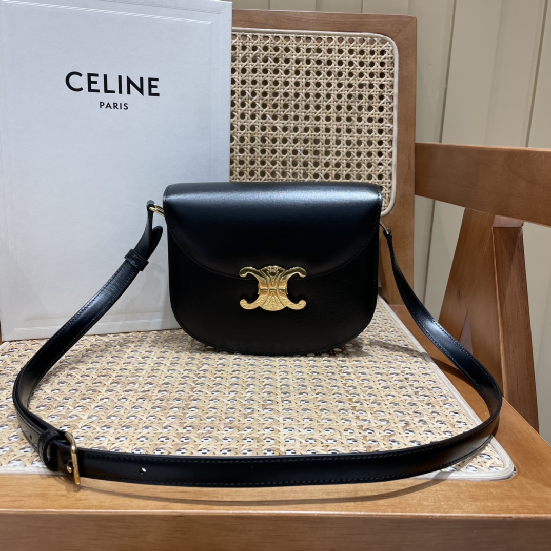 CELINE TEEN BESACE TRIOMPHE 18.5CM BAG 110413黑色