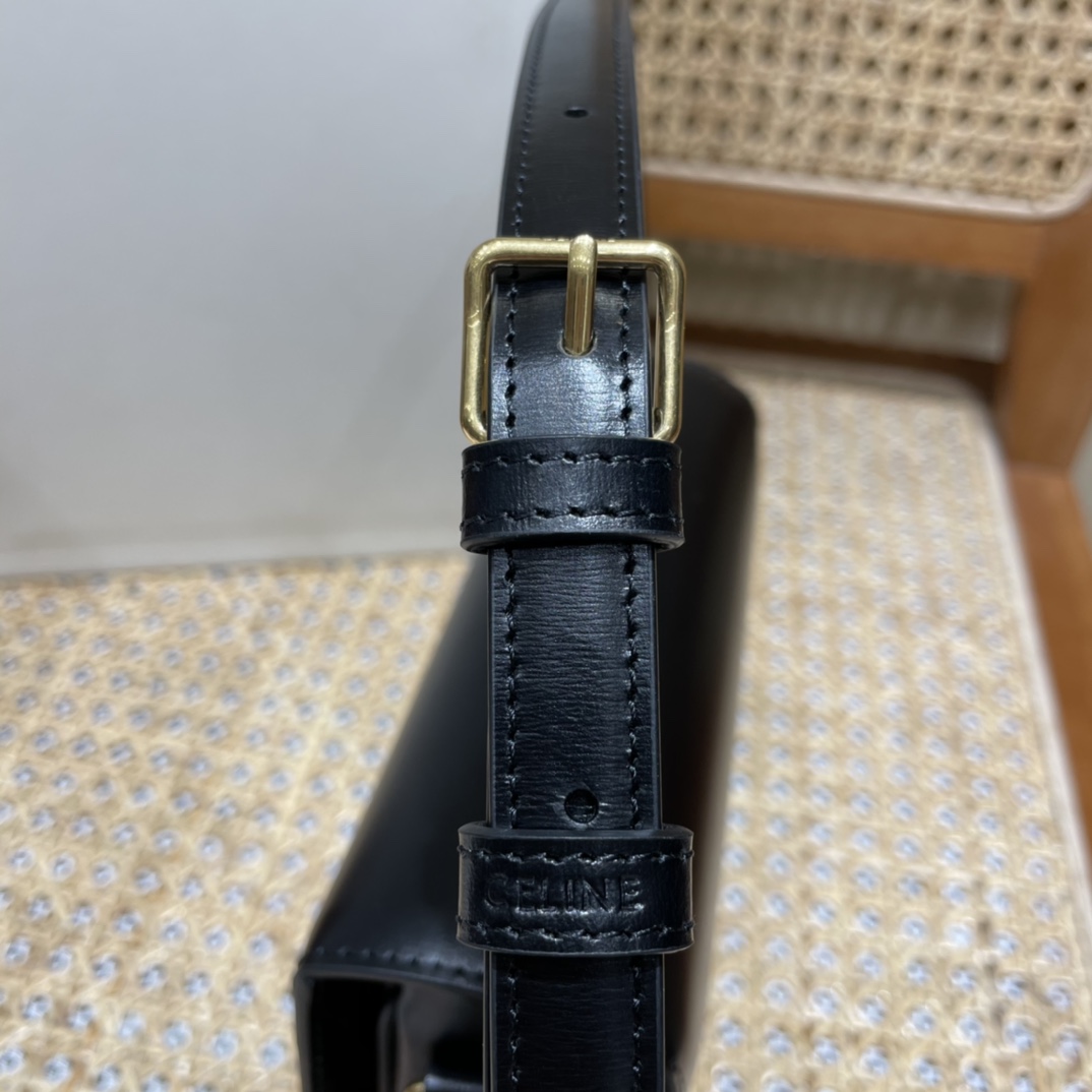 CELINE TEEN BESACE TRIOMPHE 18.5CM BAG 110413黑色