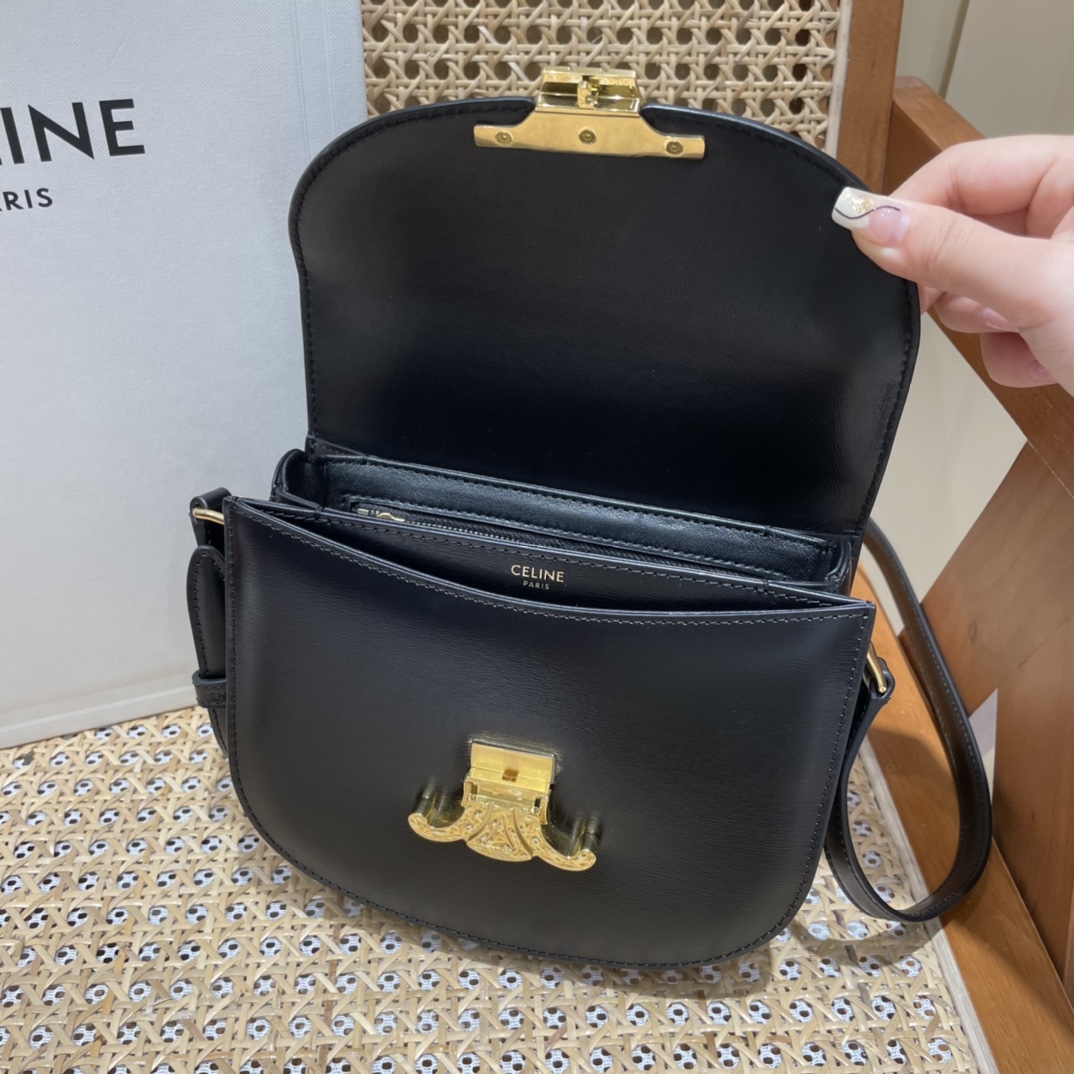CELINE TEEN BESACE TRIOMPHE 18.5CM BAG 110413黑色