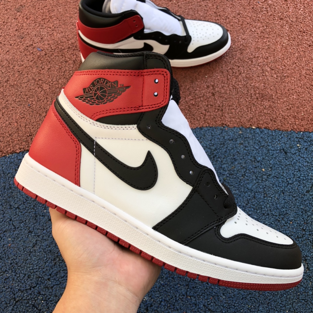 纯原版Air Jordan 1 OG Black Toe 黑脚趾 555088-575441-125