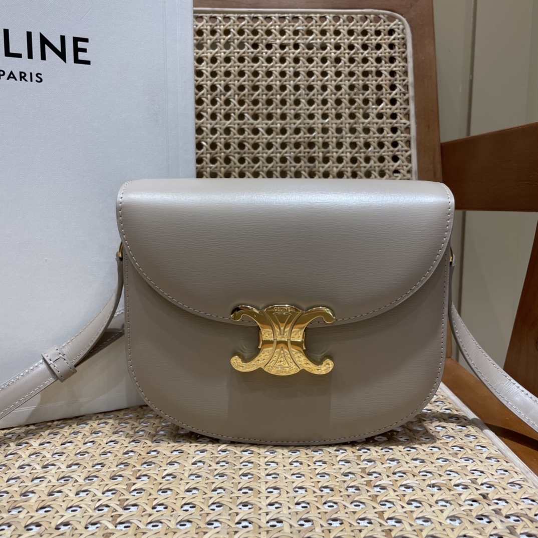 CELINE TEEN BESACE TRIOMPHE 18.5CM BAG 110413裸色