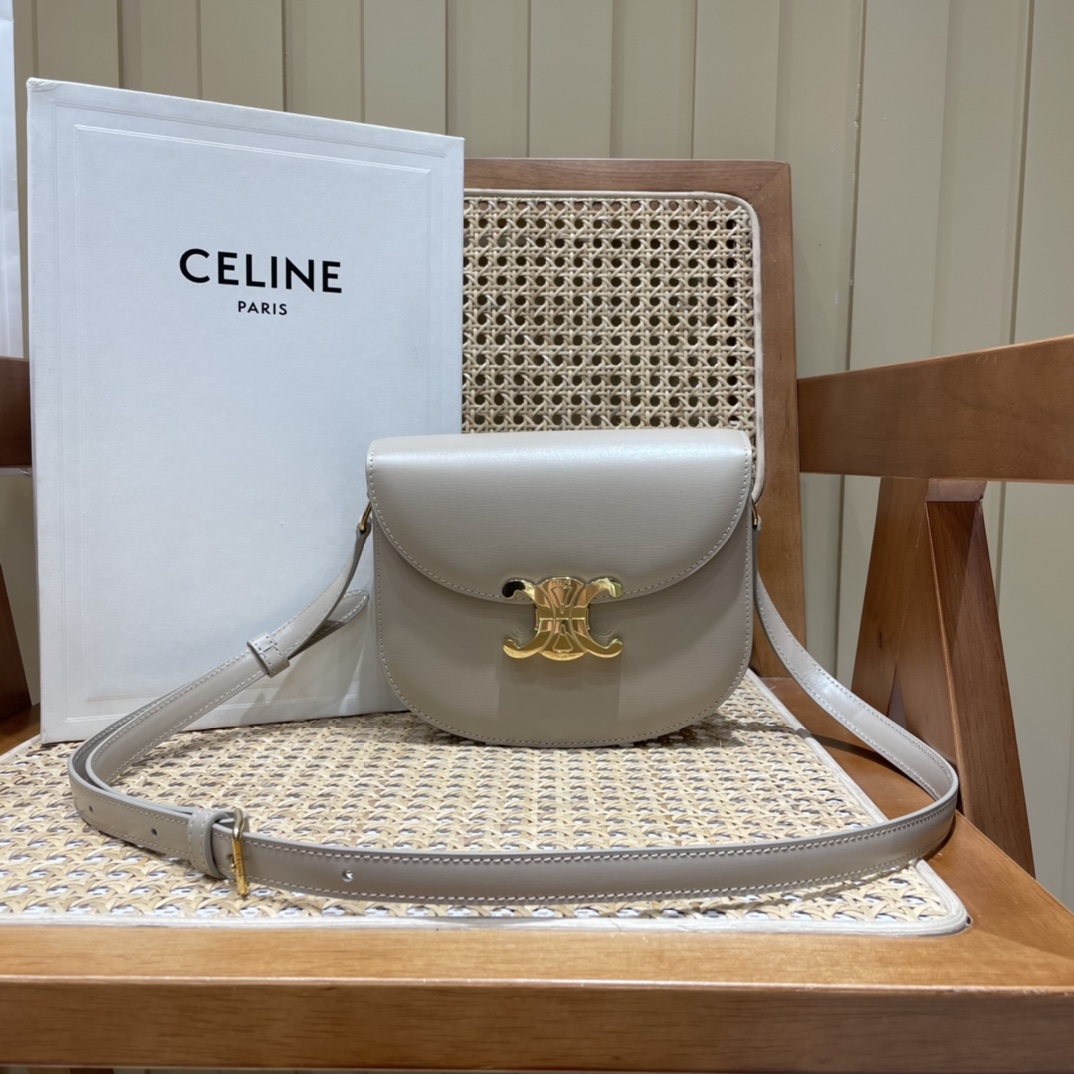 CELINE TEEN BESACE TRIOMPHE 18.5CM BAG 110413裸色