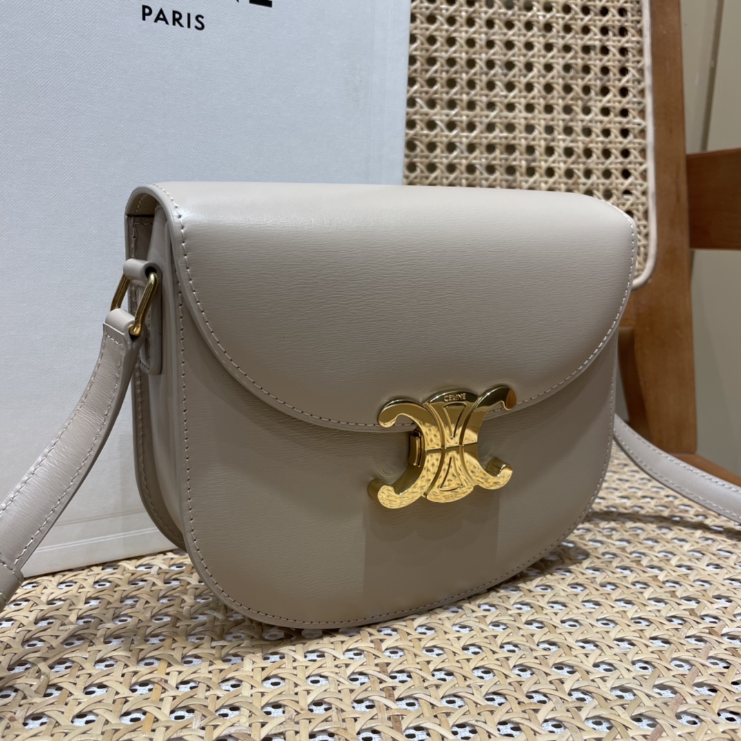 CELINE TEEN BESACE TRIOMPHE 18.5CM BAG 110413裸色