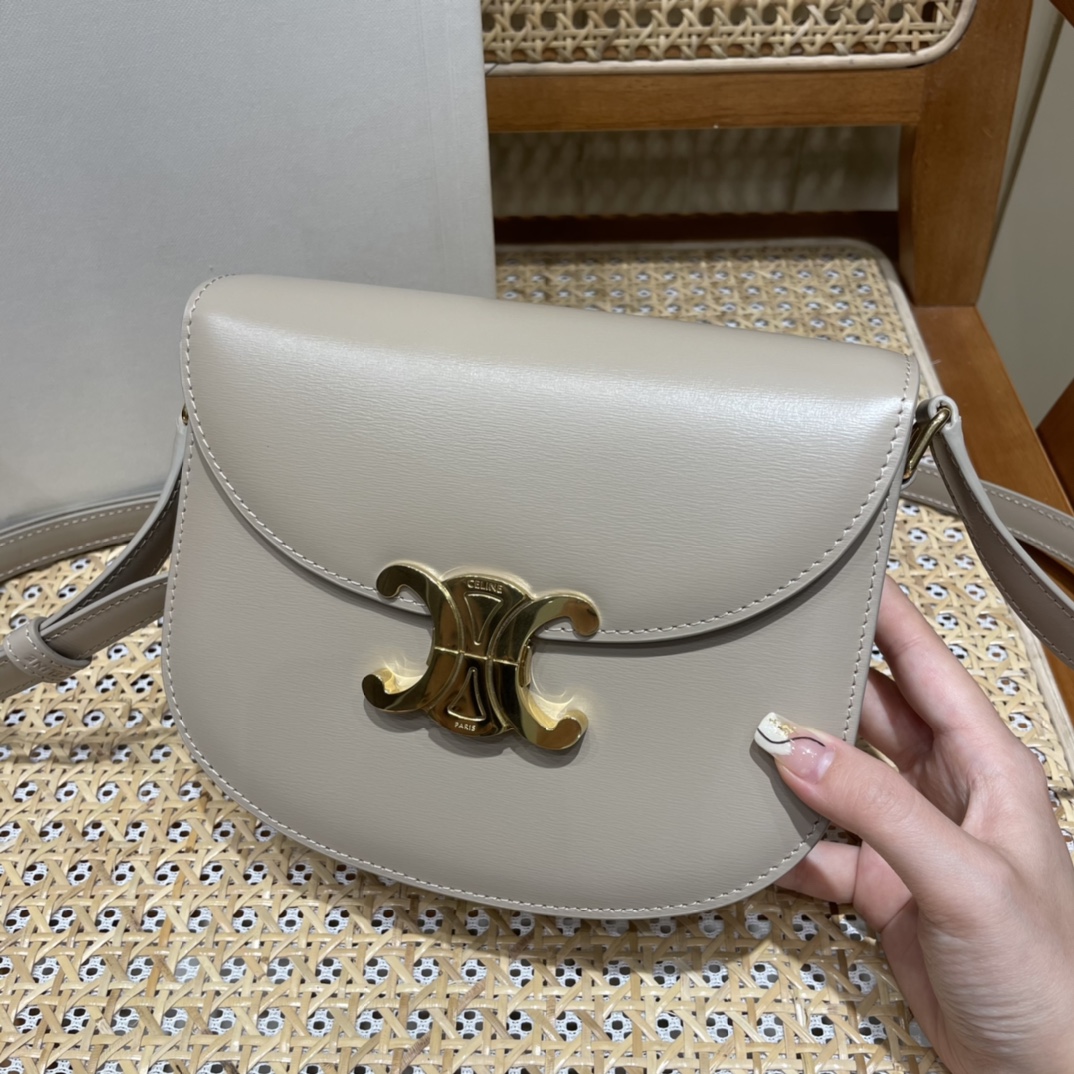 CELINE TEEN BESACE TRIOMPHE 18.5CM BAG 110413裸色