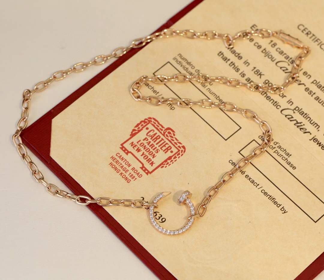 Cartier Cartier卡地亚 气质款钉子项链粗链条款