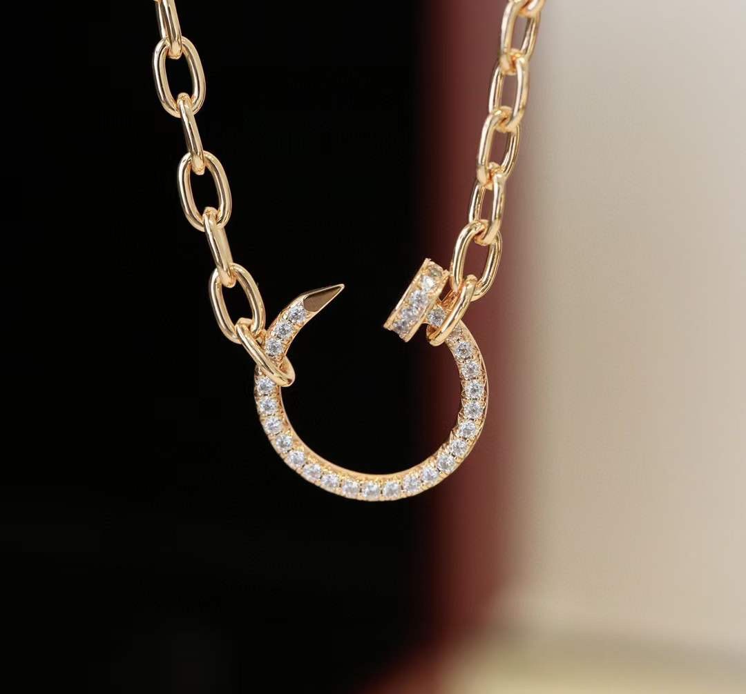 Cartier Cartier卡地亚 气质款钉子项链粗链条款