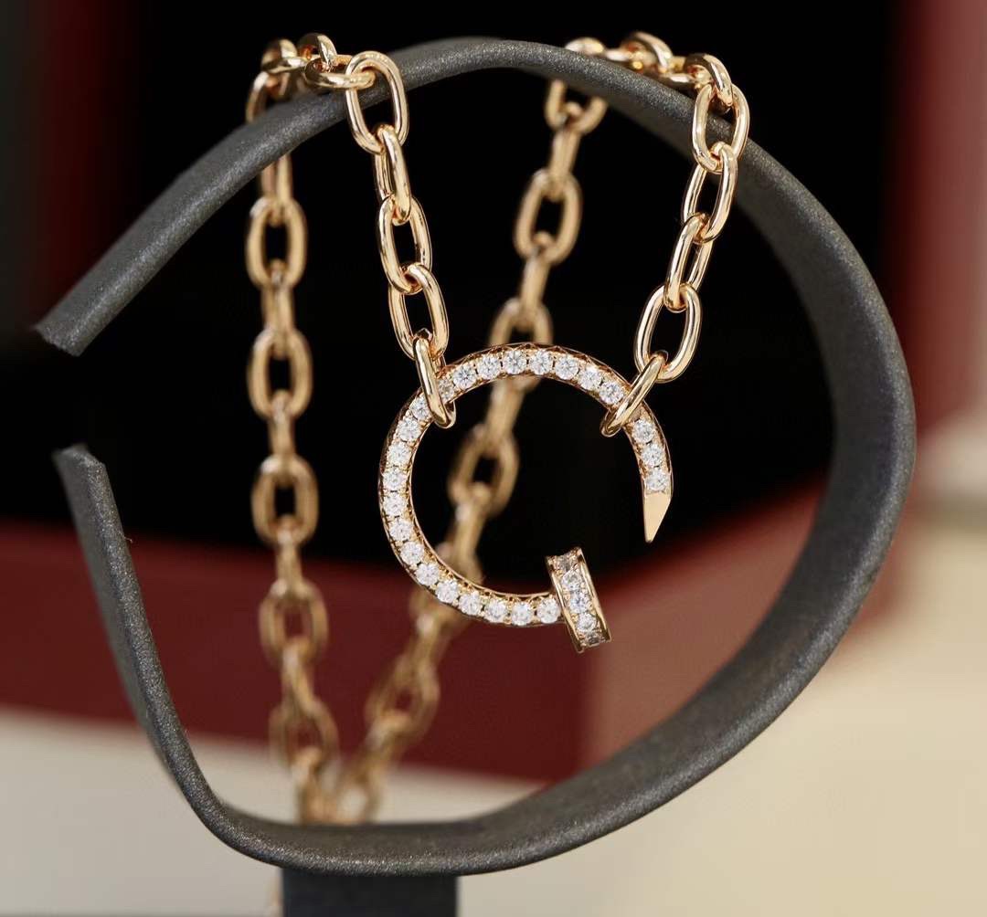Cartier Cartier卡地亚 气质款钉子项链粗链条款