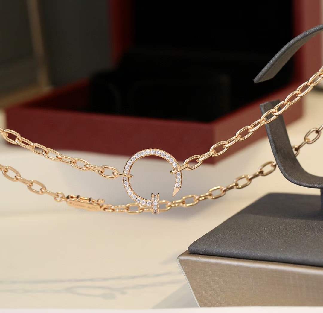 Cartier Cartier卡地亚 气质款钉子项链粗链条款