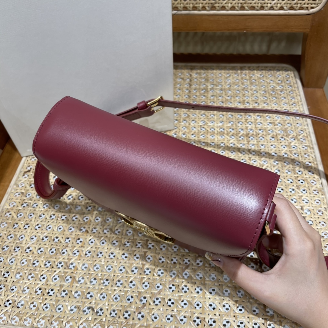 CELINE TEEN BESACE TRIOMPHE 18.5CM BAG 110413深红色