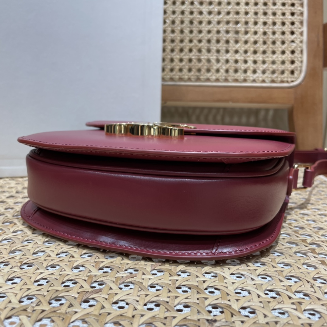 CELINE TEEN BESACE TRIOMPHE 18.5CM BAG 110413深红色