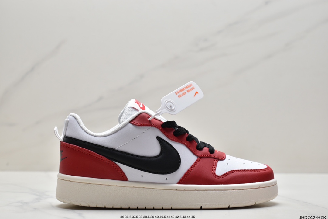 190 NK Court Borough Low 2学院系列休闲运动皮革板鞋BQ5448-118
