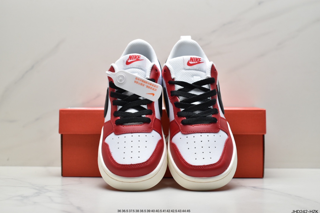 190 NK Court Borough Low 2学院系列休闲运动皮革板鞋BQ5448-118