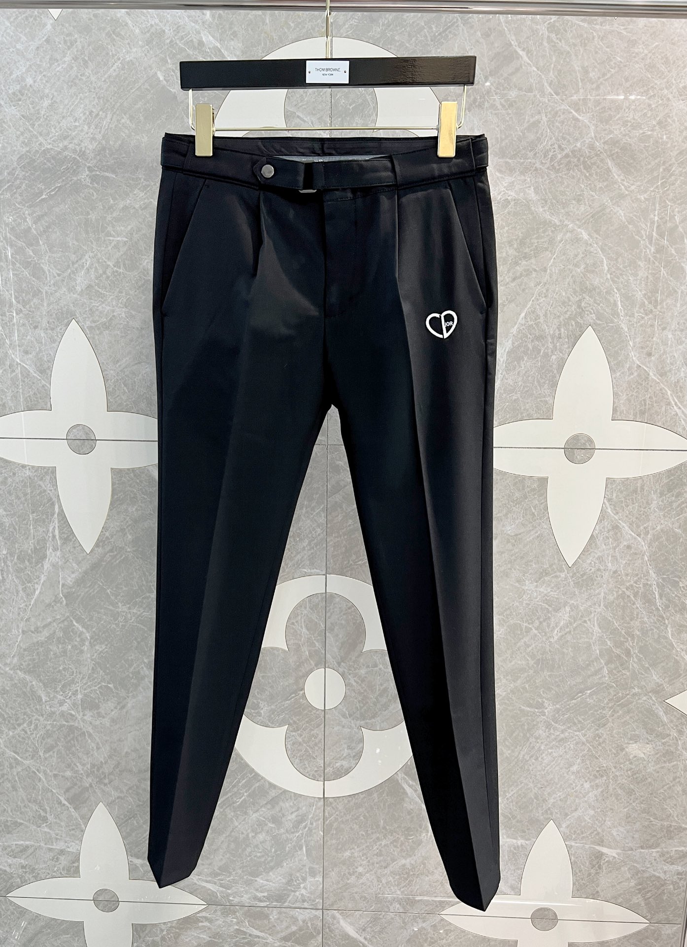 Dior Kleidung Pants & Hosen Stickerei Herbst/Winter Kollektion Fashion