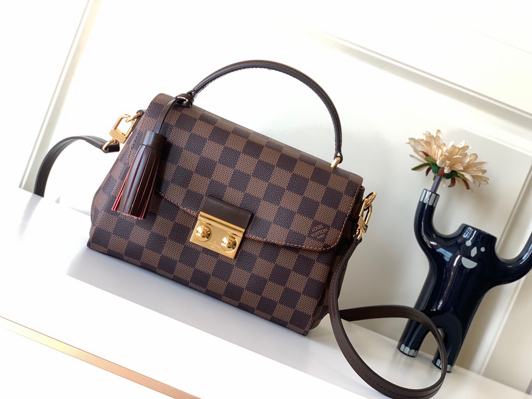 LOUIS VUITTON Croisette Bag Damier Ebene Canvas - Handbags N53000