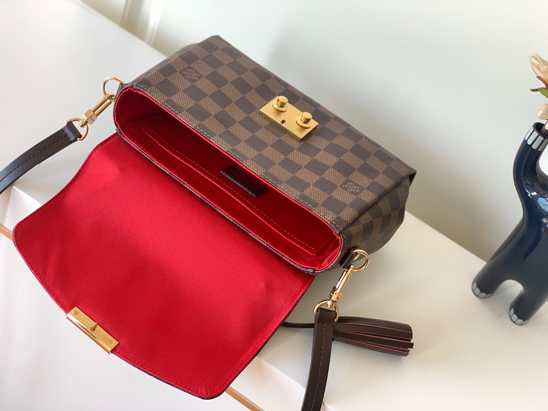 LOUIS VUITTON Croisette Bag Damier Ebene Canvas - Handbags N53000