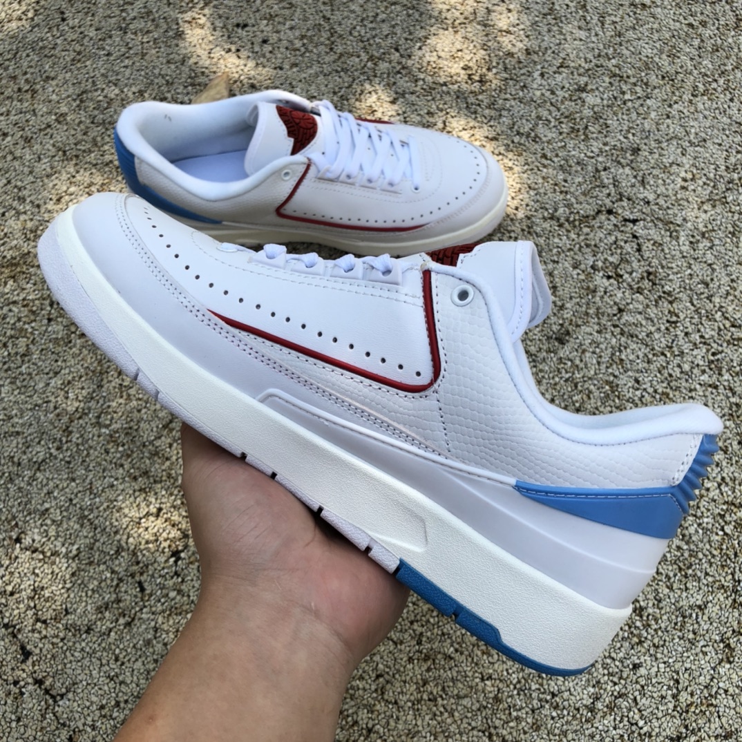 aj2白蓝红low  Titan x Air Jordan 2 Low WMNS联名