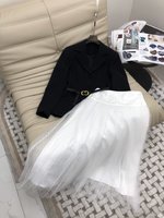 Dior Clothing Coats & Jackets Skirts Gauze Fashion