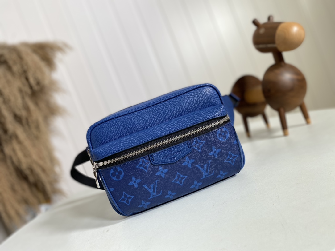 Where can I buy the best 1:1 original
 Louis Vuitton LV Outdoor Belt Bags & Fanny Packs Black Blue Monogram Canvas M30245