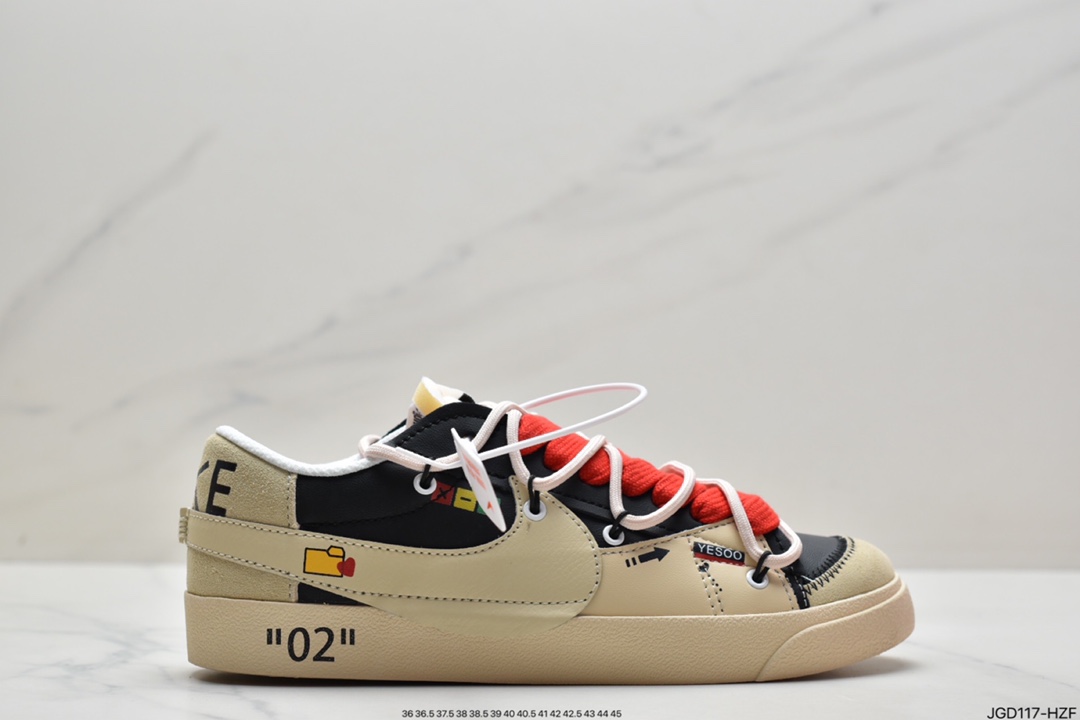 180 开拓者 Nike Blazer Mid ’77 Jumbo 大勾高帮 板鞋 DD3111-100