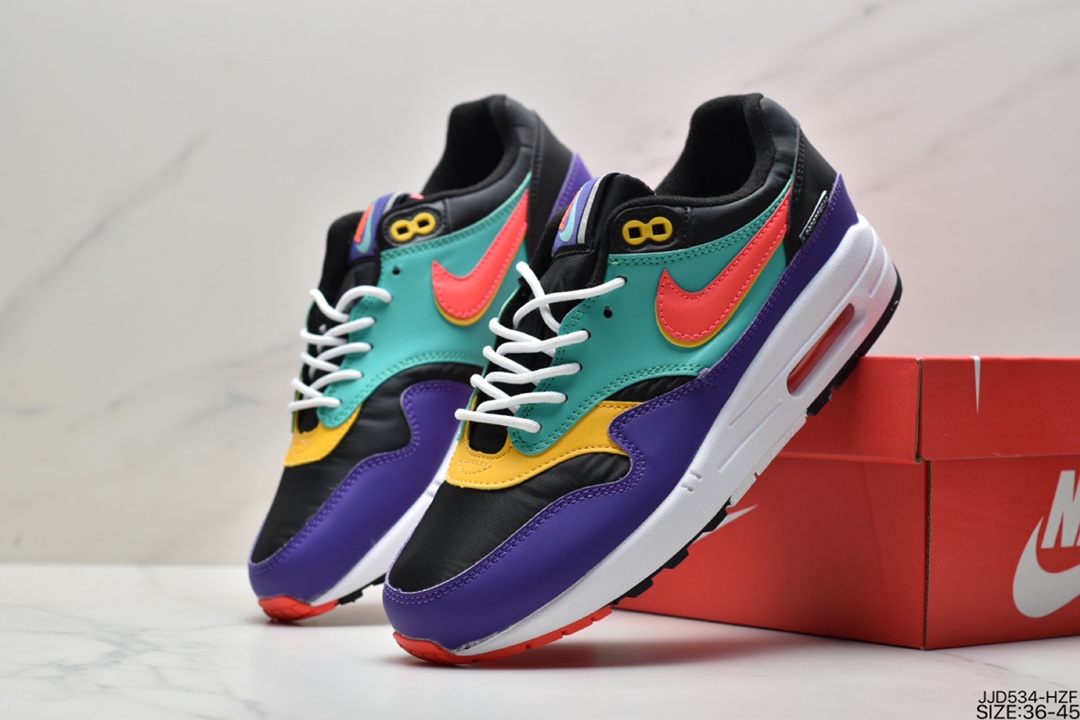 130 Patta x Nike Air Max 1“Monarch”复古休闲跑步鞋DH1348