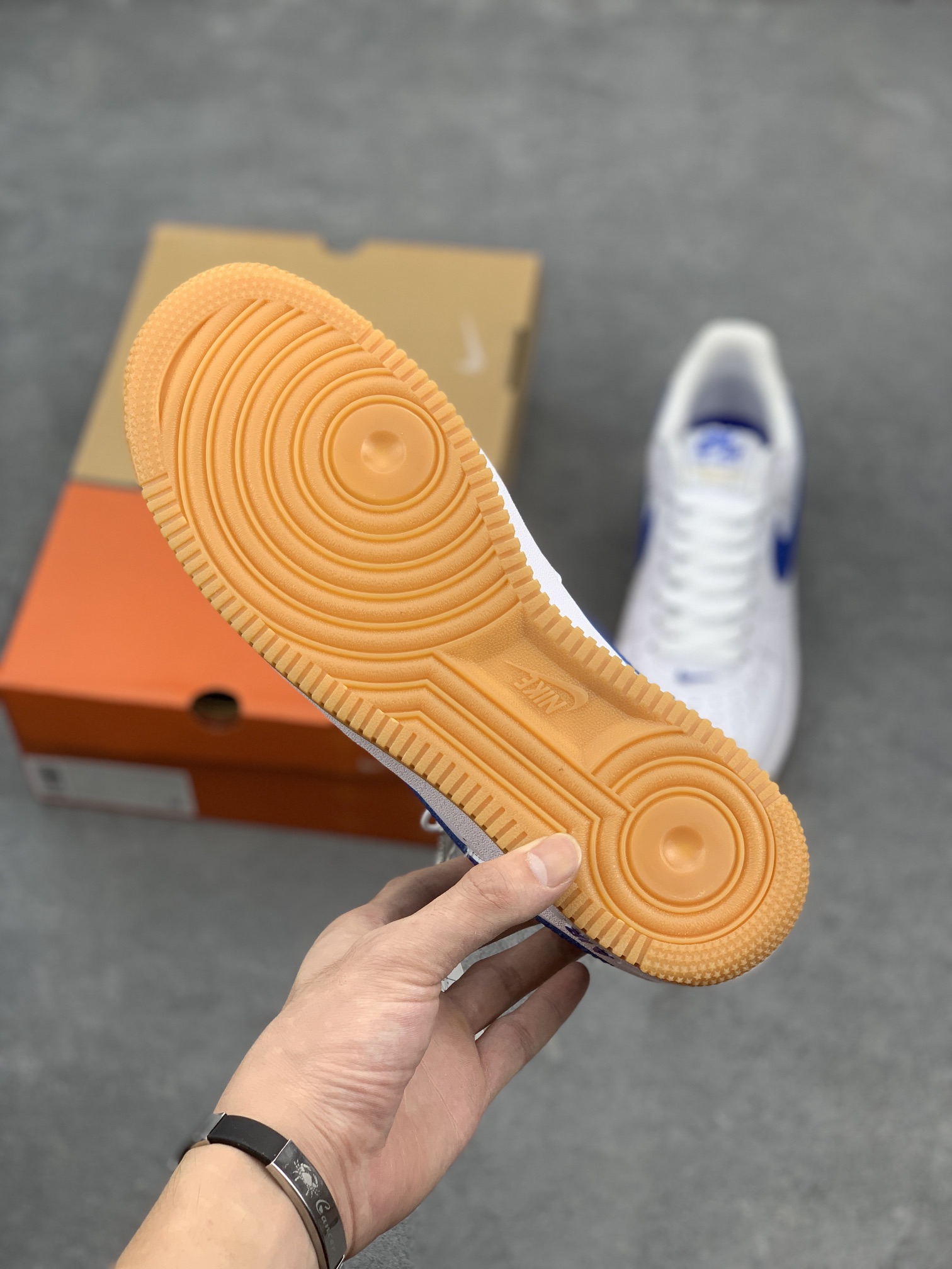 Nike Air Force 1 Low White Royal Blue Gum Bottom Sneakers 7 i1658681229 5886 5