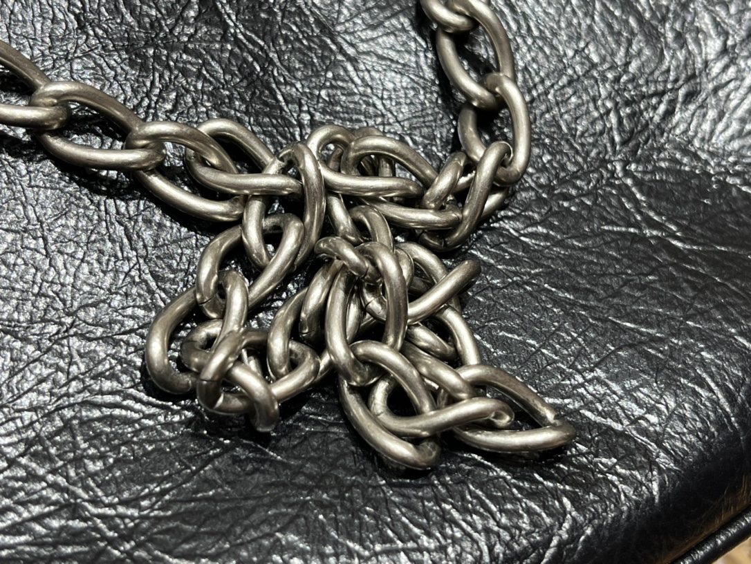 Balenciaga Le Cagole Mini 20CM 黑色平纹月牙包 695814