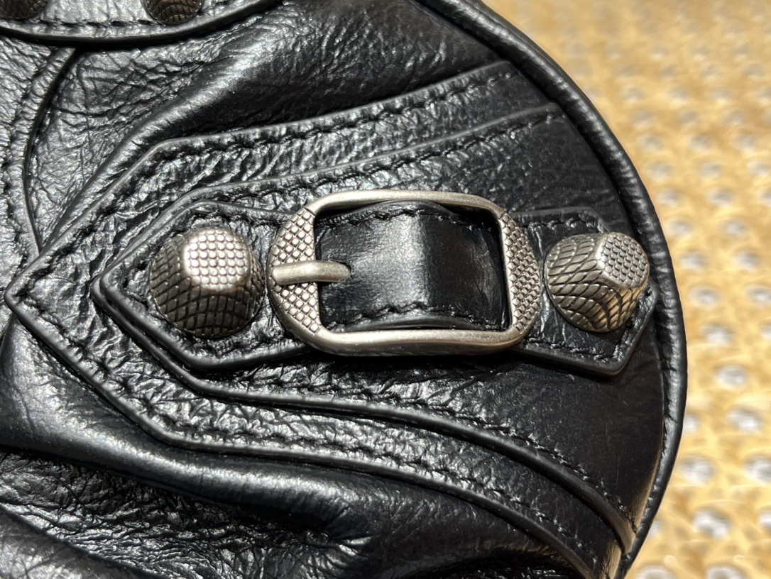 Balenciaga Le Cagole Mini 20CM 黑色平纹月牙包 695814