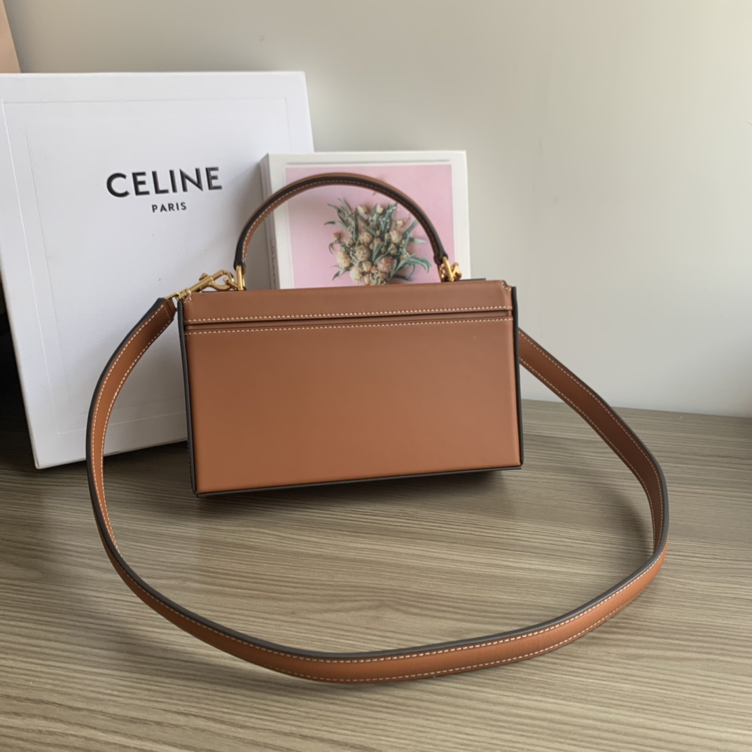CELINE2022早秋手提BOX小硬箱重复经典复古不再小巧可爱容量的上升方正廓形洒脱英气满满拉长档次!