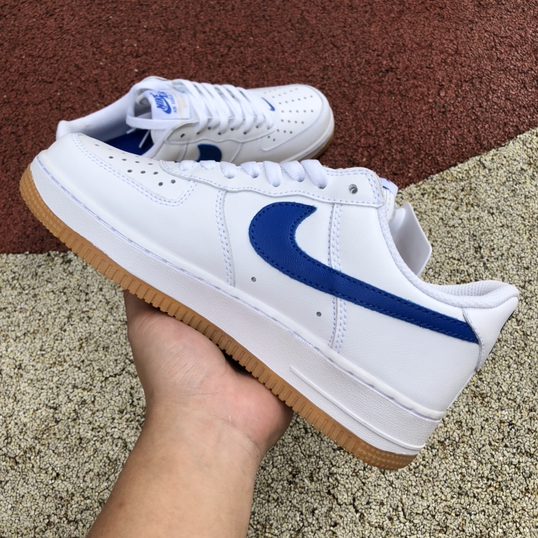 AF1白蓝生胶low Nike Air Force 1 Low ”Since 82” 经典体闲板鞋 白 蓝 dj3911-101