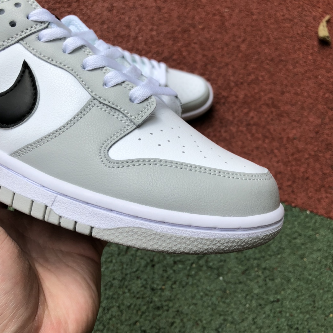 Dunk灰白黑刮刮乐 耐克Nike Dunk Low 刮刮乐烟灰低帮 滑板鞋 DR9654-001