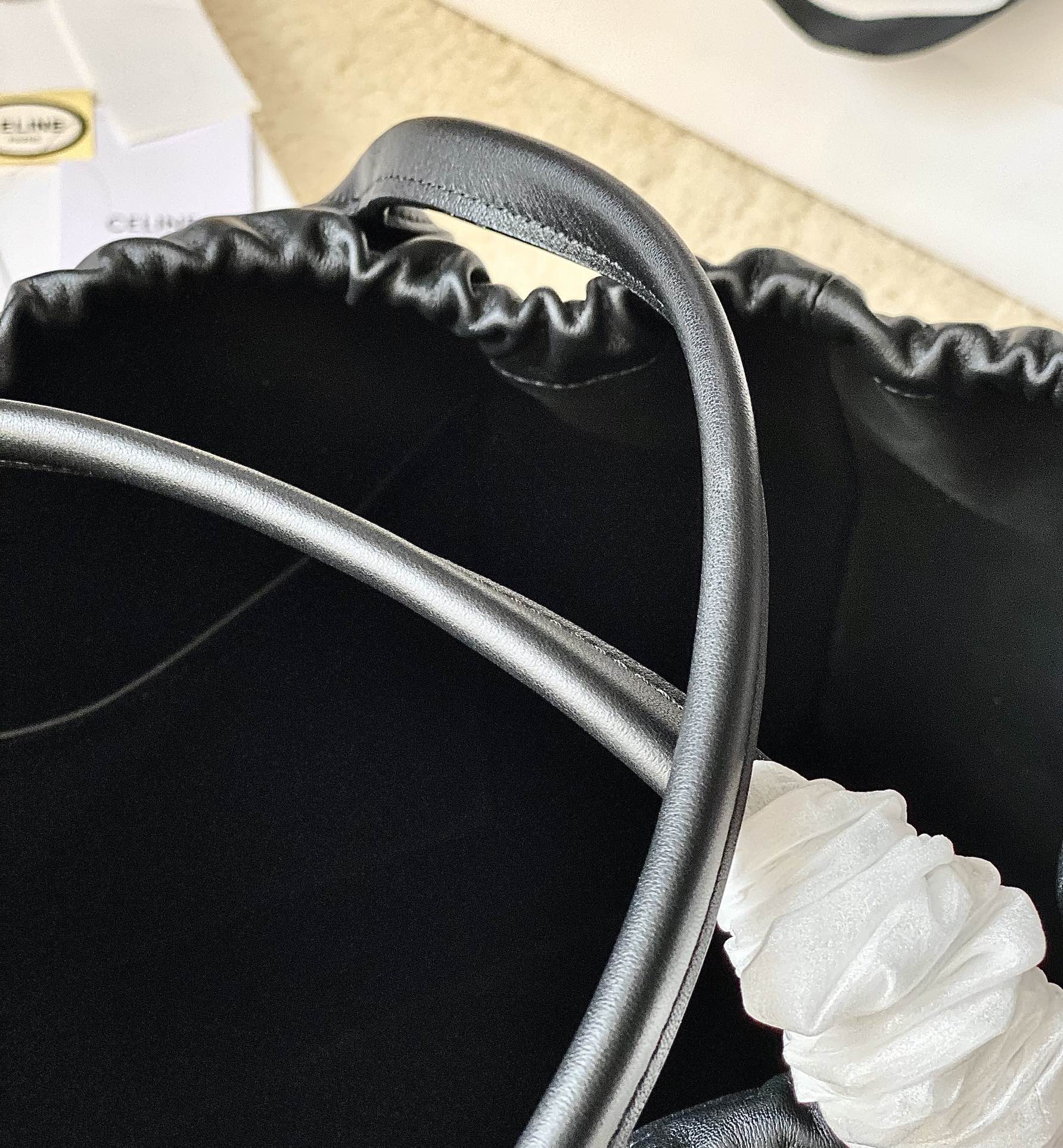 CELINE赛琳CABAS TRIOMPHE抽绳托特包199973