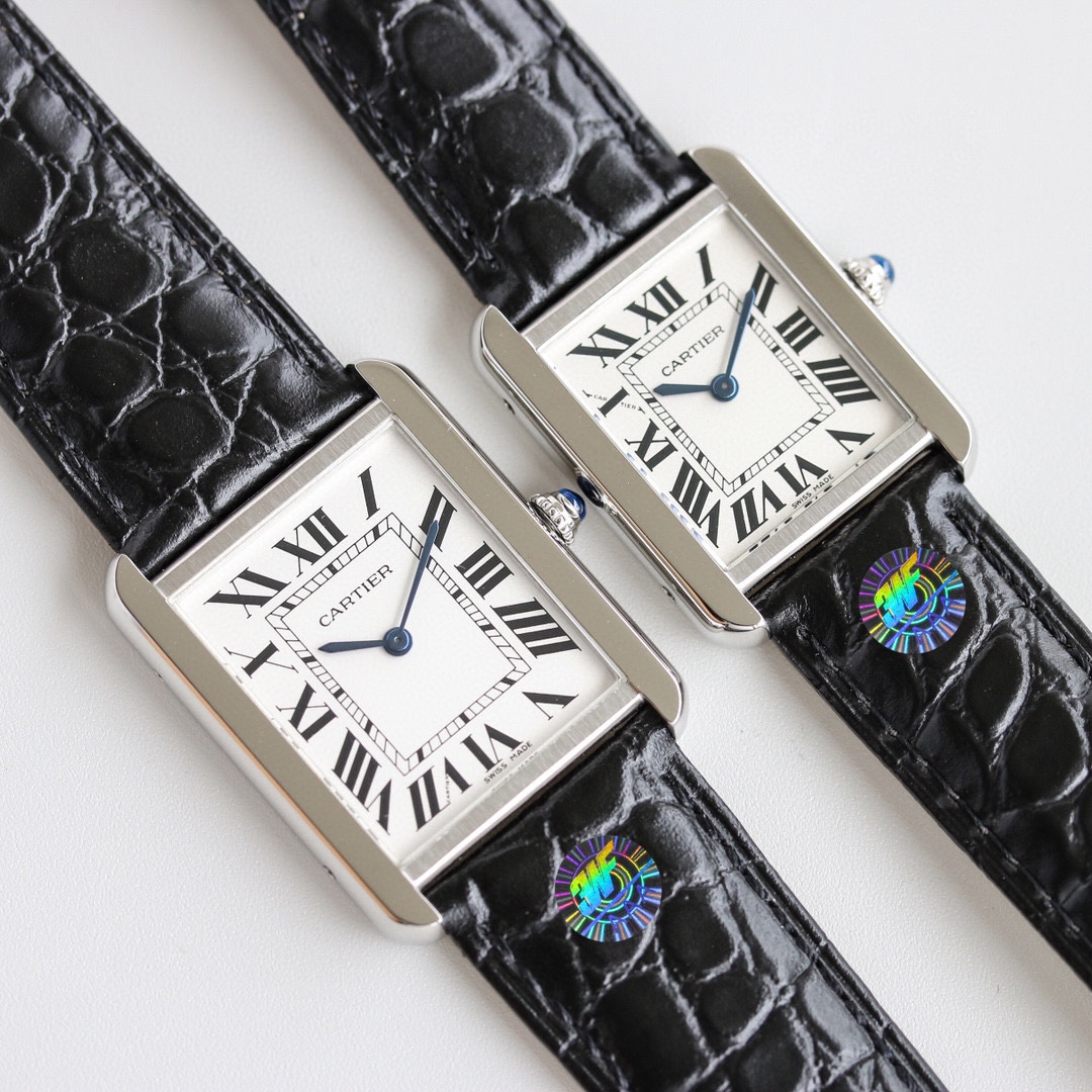 Luxury Katia Tank Watch Collection: White and Gold Swiss Elegance in Every Detail