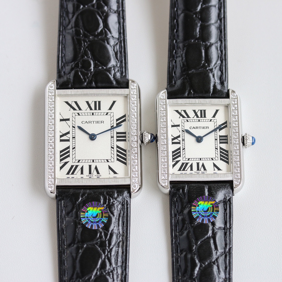 Luxury Katia Tank Watch Collection: White and Gold Swiss Elegance in Every Detail - 图片 8